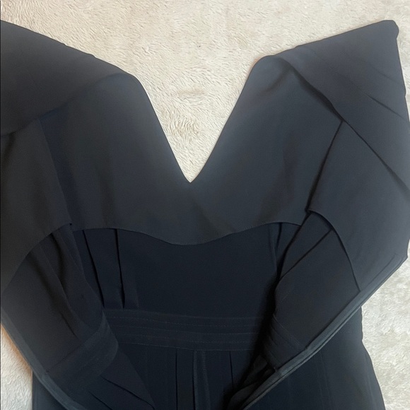 Sandro Elegant Black Romper Beautiful Construction sz 40 est 8 - Picture 13 of 16